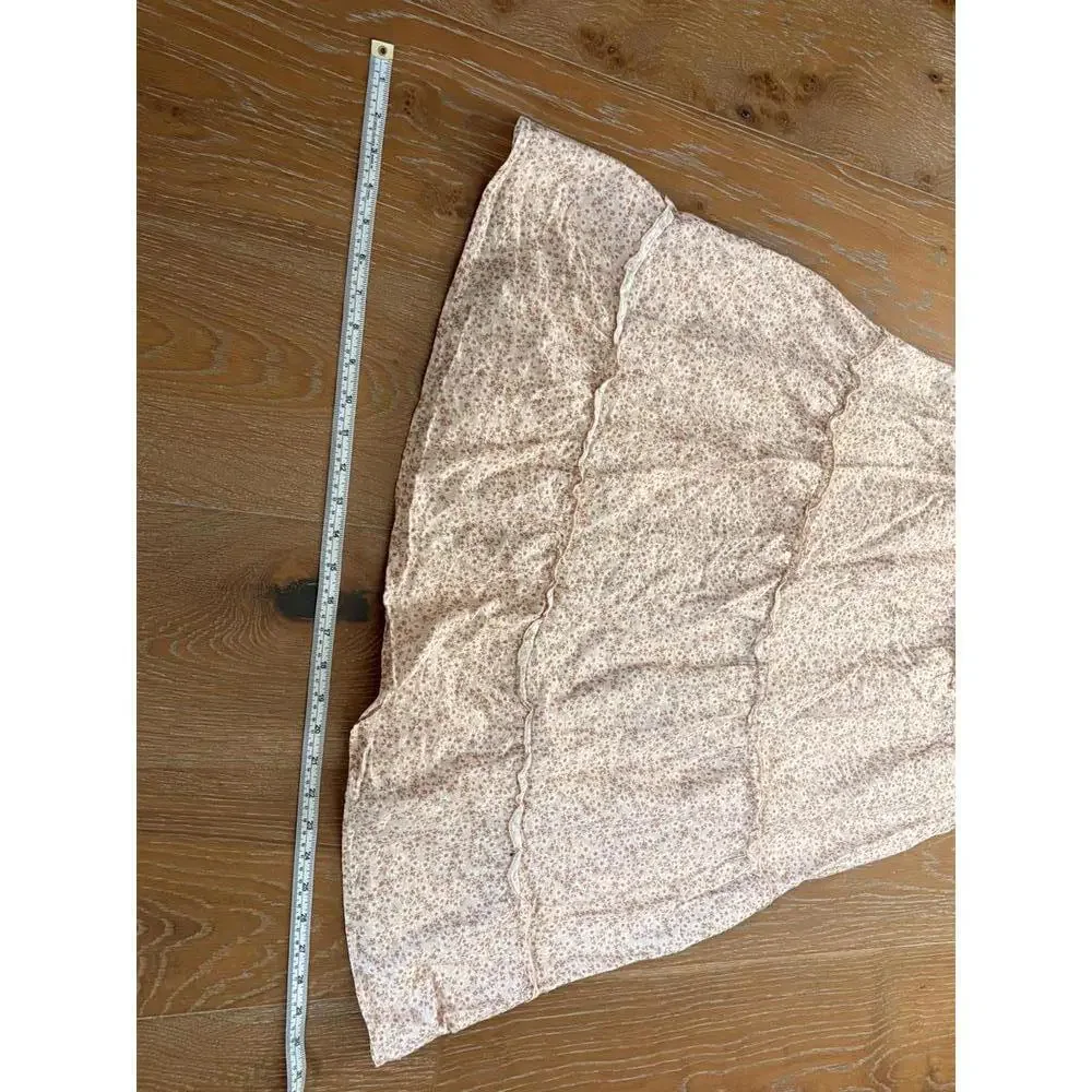 Show Me Your MuMu Cream Floral Puff Sleeve Maxi Dress 100%Cotton US Small - Picture 5 of 8